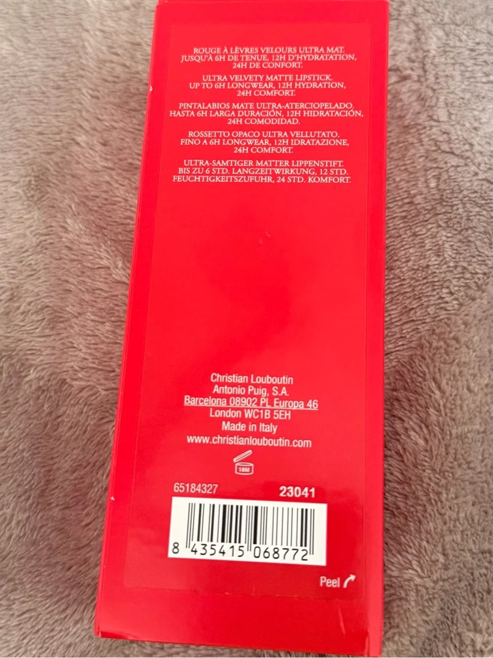 Christian Louboutin Velvet Matte Lipstick — Red Dramadeuce